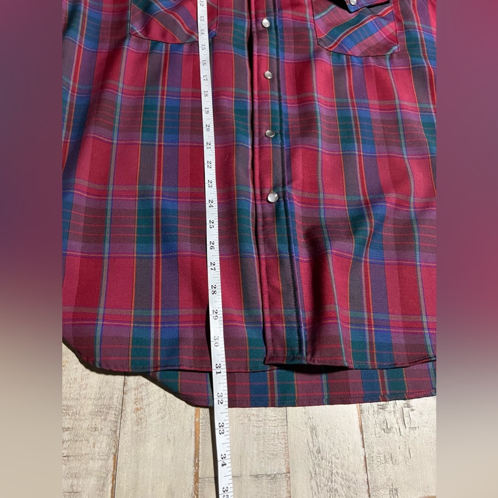 Pendleton Western Snap Button Shirt Large - image 4